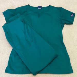 Cherokee Workwear Hunter Green Scrubs